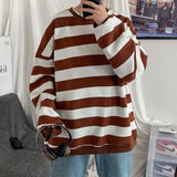 Spring Men Classic Striped Hoodies Mens Hip Hop Streetwear Sweatshirt Male Casual Trend Cotton Pullover M-5XL