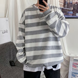 Spring Men Classic Striped Hoodies Mens Hip Hop Streetwear Sweatshirt Male Casual Trend Cotton Pullover M-5XL
