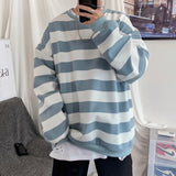 Spring Men Classic Striped Hoodies Mens Hip Hop Streetwear Sweatshirt Male Casual Trend Cotton Pullover M-5XL