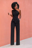 Nukty New Women Off Shoulder Casual Jumpsuits Wide Leg Pants Summer Elegant Rompers Womens Jumpsuit Party Overalls Female