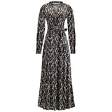 Vintage Floral Print Short Sleeve Long Dress Summer Casual Slim Women New Elegant Belt Bodycon Party Robe Holiday Maxi Vestidos