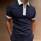 Men's Polo Shirt  Men Solid Polo Shirts Brand Men Short-Sleeved Shirt Summer Shirt Man Clothing Asian Size M-3XL