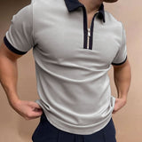Men's Polo Shirt  Men Solid Polo Shirts Brand Men Short-Sleeved Shirt Summer Shirt Man Clothing Asian Size M-3XL