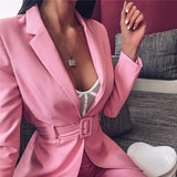 New Women's Commuter Suit Pants Red Suit Jacket Pants Office Suit Ladies Suit Ladies Suit Suit Jacket with Pants 2 Piece Se