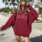 Los Angles Pullovers Women Hoodies Long Sleeve Loose Autumn Casual Woman Sweatshirt Fashion Hoodies For Women