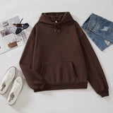 Oversized Hooded Sweatshirts Women Black Hoodie Women's Sweatshirt Hoodies Ladies Long Sleeve Casual Warm Pullover Clothes