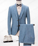 Suit Men Linen Beige Beach Wedding Suits for Men Casual Man Blazer Custom Groom Tuxedo Jacket Pants Set Mens Suits 3 Pieces