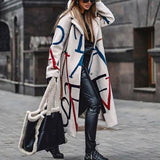 Autumn Winter Long Sleeve Pocket Green Outwear Casual Loose Blend Wool Long Overcoat Women Vintage Button Cardigan Tops Jackets
