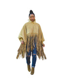 Plus Size Fringe Tassel Tops Women Winter Clothes Turtleneck Pullovers Long Sleeve Harajuku Y2k Loose Oversized Sweatshirts 5XL