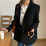 Women Trench Coat Women's Autumn New Loose Long Sleeve British Style Fried Street Casual Suit Top