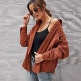 Nukty Autumn Corduroy Jacket Women Overshirt Shirt Jackets For Women Button Leopard Jacket Coat Women Female