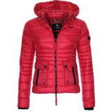 Nukty Women Winter Jacket Coat Warm Clothes Puffer Parkas Fashion Outwear Slim Fit Solid Casual Hooded Coat Women Parka