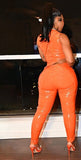 Pu Patent Leather Pant Suits Female Sexy Bodycon 2 Piece Sets Womens Outfits Clubwear Matching Sets