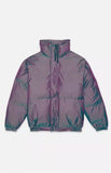 High Quality European and American Hip-hop High Street Reflective Cotton Jacket Green Men and Women Down Cotton Jacket FW21