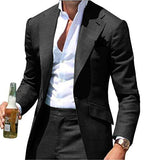 Latest Design Mens Dinner Suit Groom Tuxedos Groomsmen Wedding Suits Blazer for men Trendy Green (jacket +Pants) terno