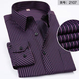 big sales autumn long sleeve striped shirt men plus size 8XL casual navy blue shirt pockets cotton oversize big size shirt loose