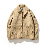 Brand New Men's Winter Cotton Fleece Jacket High Quality Outdoors Sports Hooded Washed Coat Casual Jacket