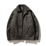 Brand New Men's Winter Cotton Fleece Jacket High Quality Outdoors Sports Hooded Washed Coat Casual Jacket