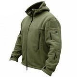 Stylish Men Coat Winter Thermal Fleece Jacket Outdoors Sports Hooded Coat Softshell Outdoor Jackets