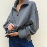 Clothes Vintage Zip Up Y2k Sweatshirts Women Oversized hoodie Women's Top Warm Winter Pullover hoodies sweatshirt woman sweater