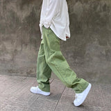 Purple/Green Mens Fashion Mopping Trousers Jeans Korean Style High Street Loose Hip Hop Wide-leg Jean Pants Plus Size 5XL