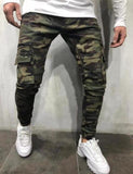 New Style  Camouflage Tie-Dyed Denim Straight Jean Pant Washed Stretch Chino Comfort Rise Relaxed Straight Leg Jeans