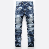 Mens Fashion Slim Skinny Casual Jeans Straight Jeans Men Denim Trousers XY9