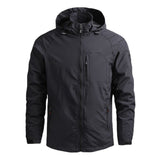Men's Jacket Spring and Autumn Cross-border Thin Section Mountaineering Outdoor Casual Sports Windbreaker Hooded Jacket