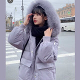 Women's Winter Coats Down Jacket Plus Large Size Bomber Jackets Light Warm Ladie Coat Female Outwear Hooded Long Sleeve Clothing