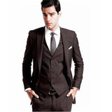 Pieces Casual 3 Prom Wedding Suits For Men Groom Tuxedos One Button Notch Lapel Groomsmen Best Man Suit Wedding Mens Suits