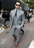 Pieces Casual 3 Prom Wedding Suits For Men Groom Tuxedos One Button Notch Lapel Groomsmen Best Man Suit Wedding Mens Suits
